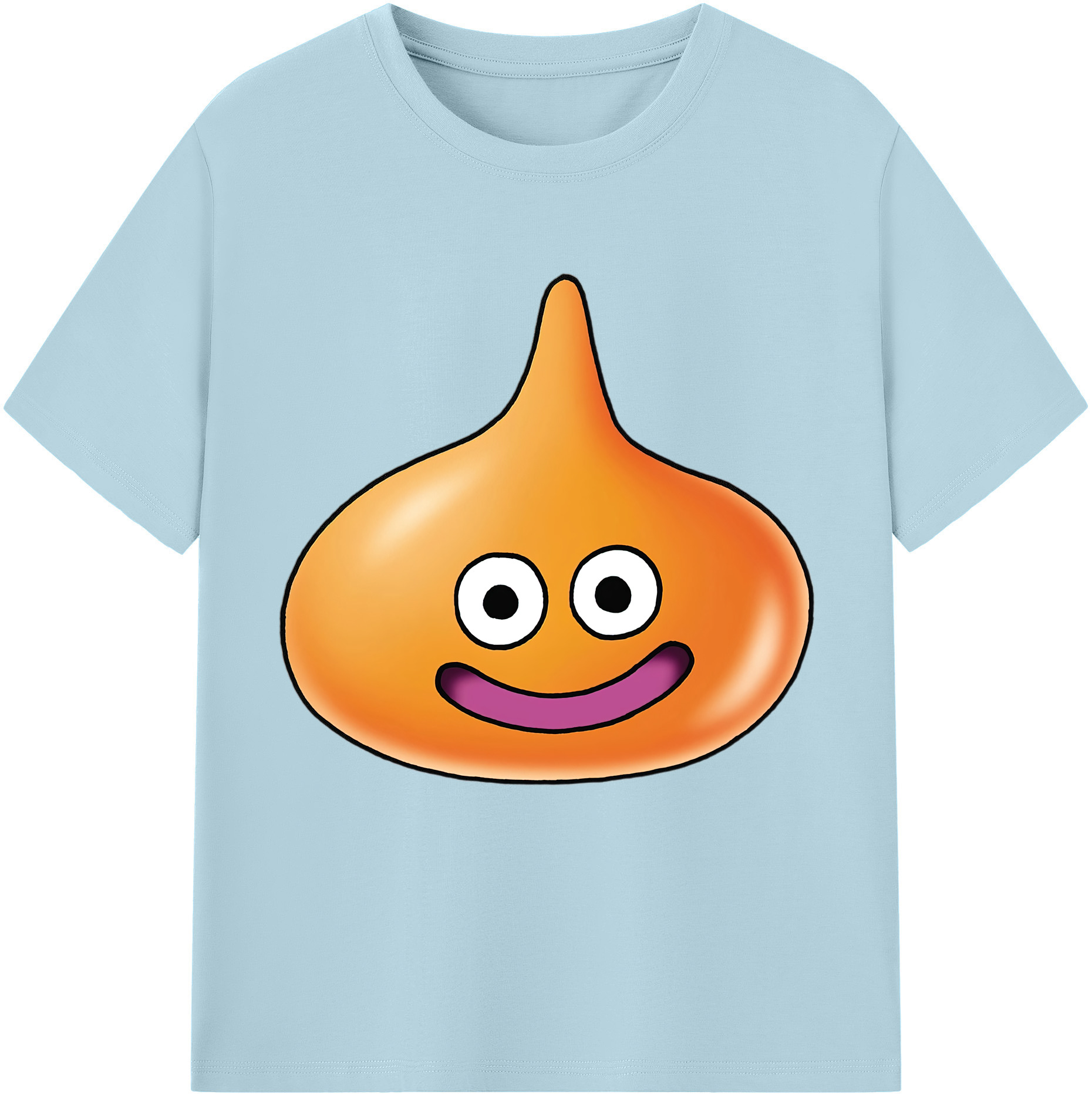 （画像用） ドラゴンクエスト Doragon Kuesuto Dragon Quest 綿100％半袖Tシャツ（フロントプリント）